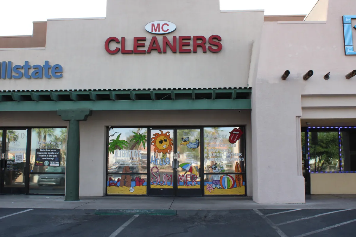 MC Cleaners storefront on South Las Vegas Blvd